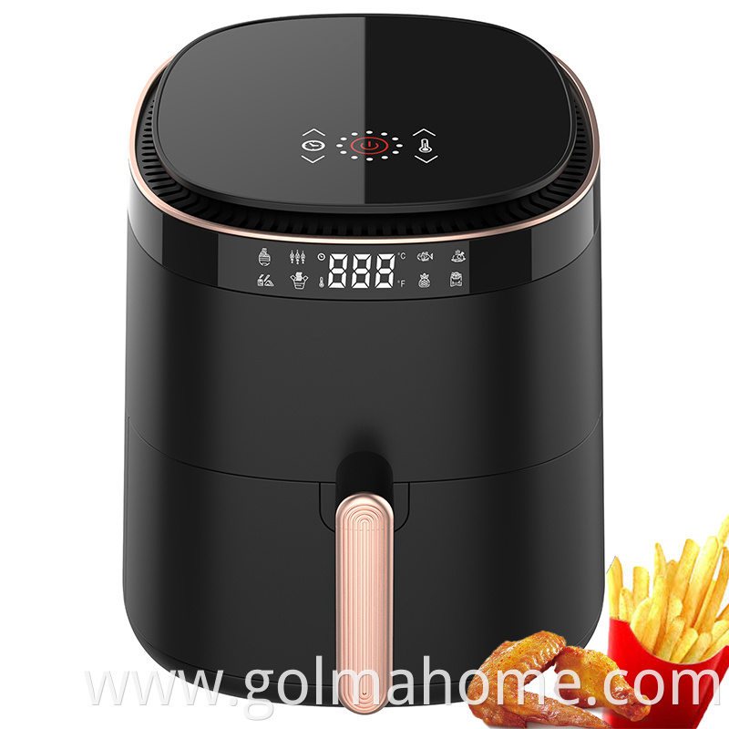 Anbolife new air fryer digital control multi-function super-heated air heats manual digital control oil free air fryers